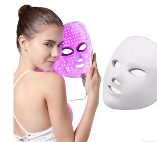 Led Facial beauty instrument (Option: EU-Skin Mask Logo)